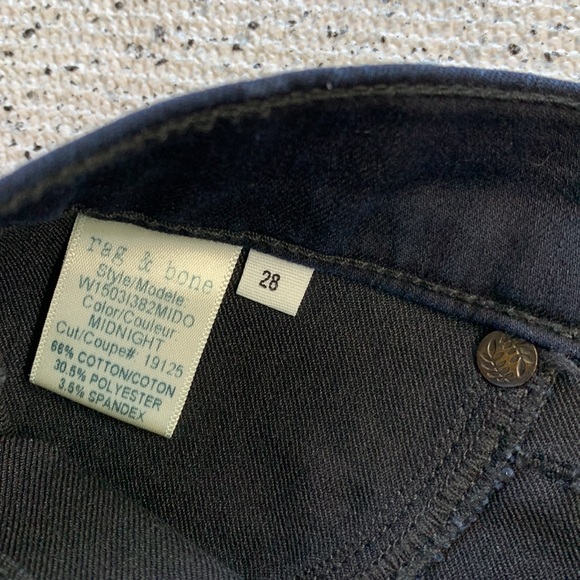 Rag and Bone Like-new Midnight Denim style 19125 - Picture 9 of 9